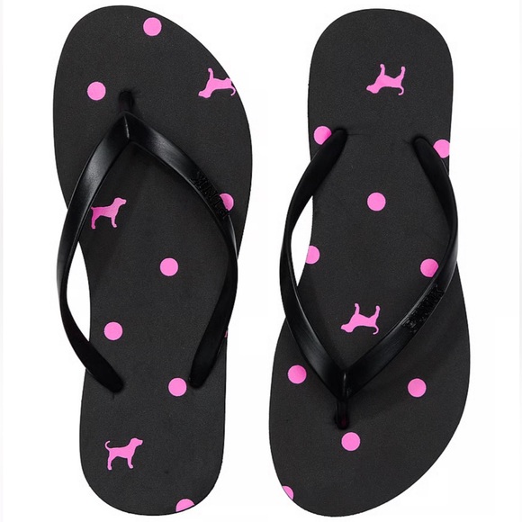 PINK Victoria's Secret Shoes - 🩷VICTORIAS SECRET PINK FLIP FLOPS SIZE 9 *NWT*🩷